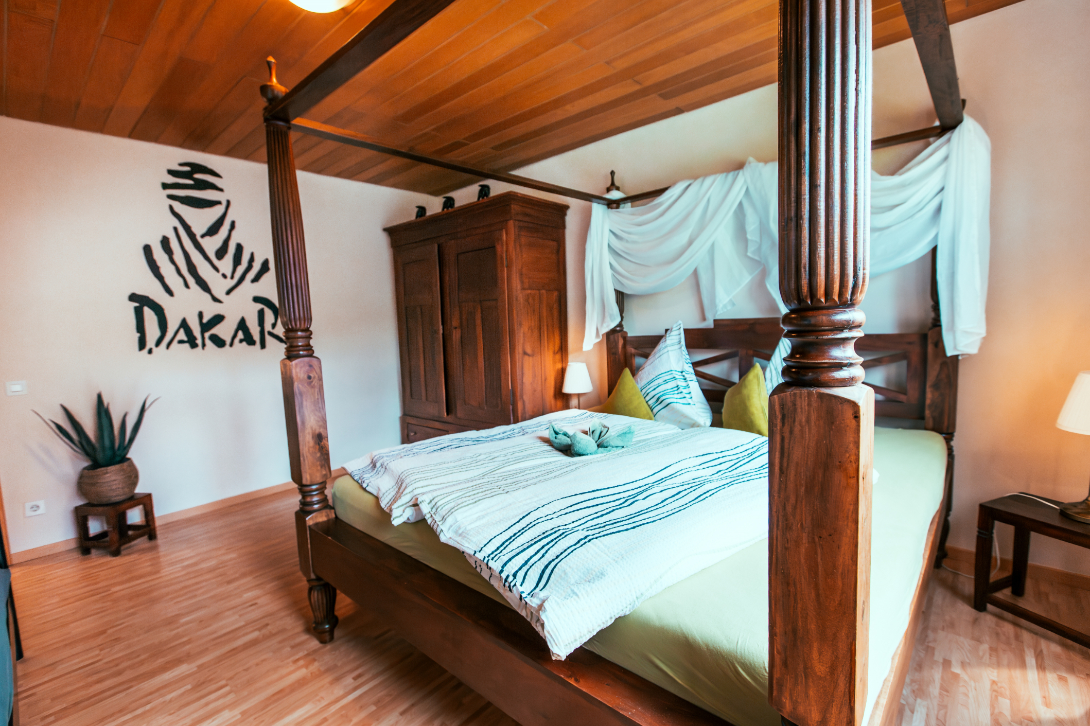 Ferienwohnung, Urlaub, Eifel, Dakar, Himmelbett