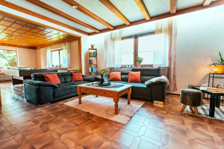 Ferienwohnung, Eifel, Wohnzimmer, gemütlich