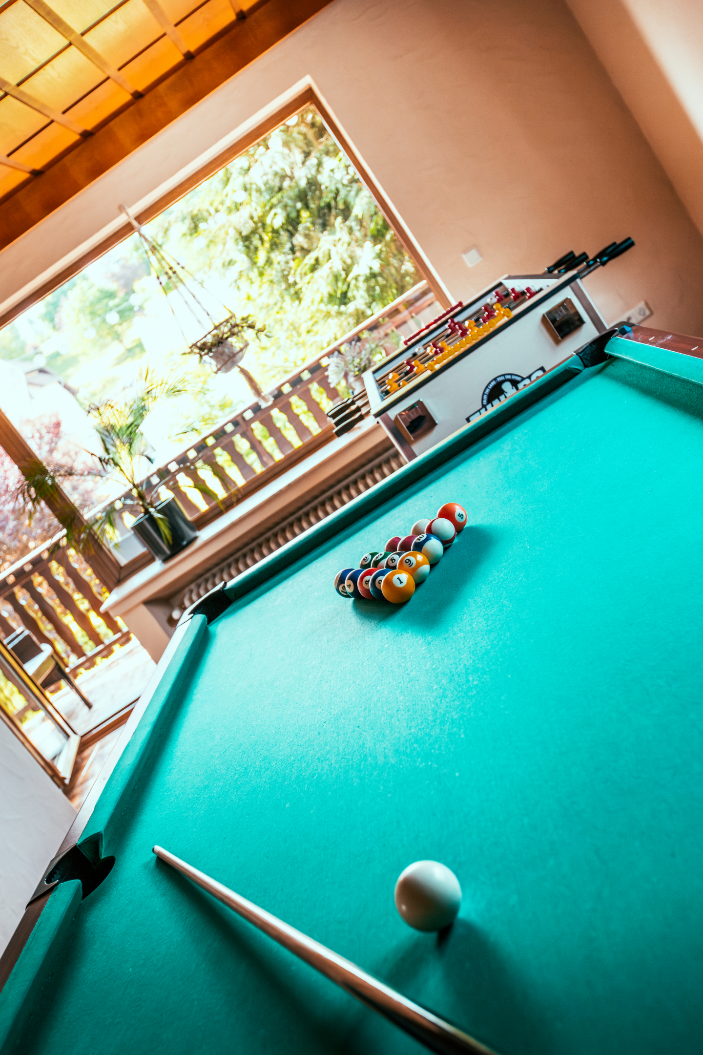 Ferienwohnung, Eifel, Urlaub, Kaminzimmer, Billiard, Kicker